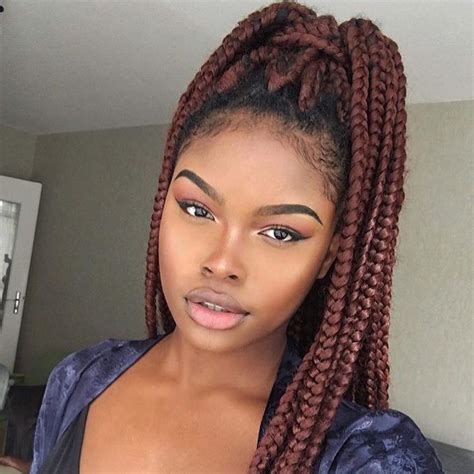 14 Dope Red Box Braid Styles to Inspire Your Next Appointment